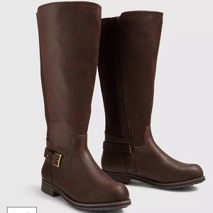 Lane Bryant Boots size 10 *Extra* Wide Brown